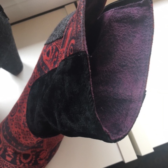 Textured heeled Desigual Ankle Boots size 38 - Picture 9 of 13